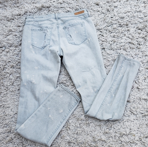 ARTICLES OF SOCIETY Jeans Size 24 Distressed Light Wash Streetwear - Picture 5 of 6